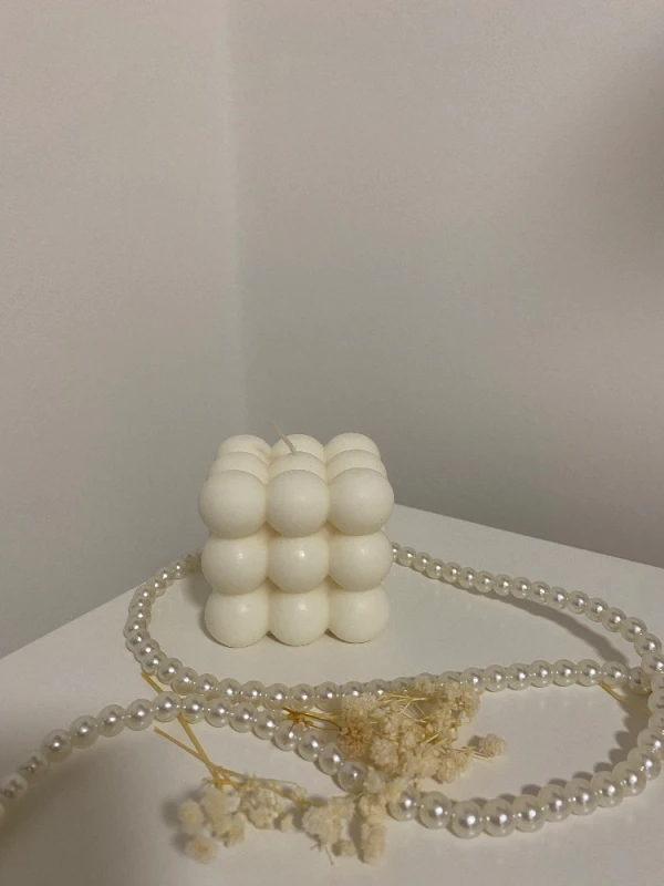 Grote bubbel kaars - Foto 1